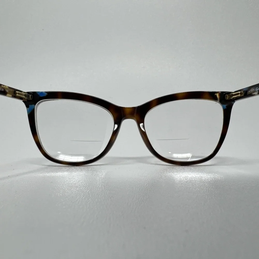 Lacoste Eyeglasses L2884 214 Blue Brown Tortoise 57-20-145 w/ Case,‎ For Frames